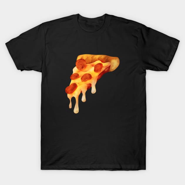 Pizza Time! T-Shirt by SilentNoiseArt